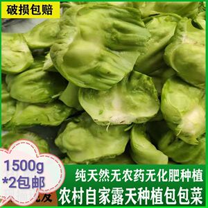 四川农家包包奶奶青菜时令疏菜现剥圆梗子菜酸菜泡菜 1500g*2包邮