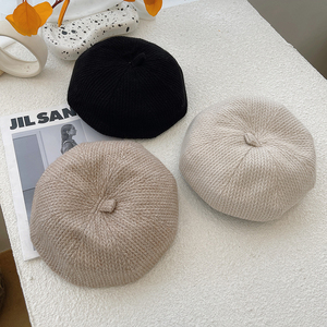 八角帽女毛线
