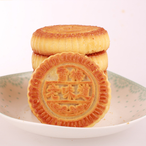敦化雪梅月饼红绿丝老式传统糕点京式月饼450g中秋节礼品4只装