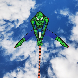 2021新款蜘蛛侠风筝微风好飞易飞现代卡通儿童三角风筝长尾新款