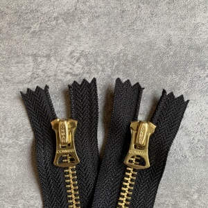 ideal 13 理想 复古 黄铜 5#号拉链 闭尾 15/20/30cm