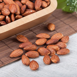 如水原味扁桃仁450g/罐巴旦木仁大杏仁健康烘焙干果炒货每日坚