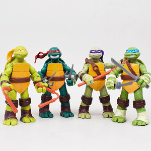 关节可动忍者神龟玩具手办摆件公仔忍者龟玩偶人偶模型儿童礼物