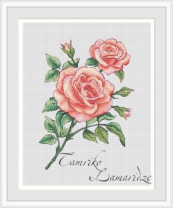 橘子爱绣◇ dmc十字绣 进口图纸 2203294 declaration of love