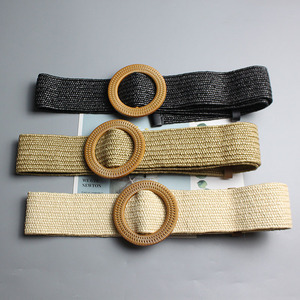 草编腰带夏
