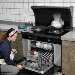 下排烟油烟机一体式