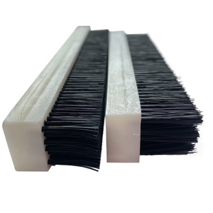 定制尼龙丝耐高温工业毛刷板 pvc排刷硬毛刷涂装密封条刷 砖机刷