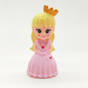 女生皇冠头饰小公主玩具摆件模型宝宝周岁礼物小仙女娃娃芭比人偶