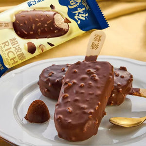 巧乐兹绮炫冰淇淋丝滑生牛乳黑巧松露巧克力味香草山茶花脆皮雪糕