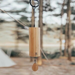 创意冥想和弦风铃竹制手摇复古和风铃铛日式装饰阳台挂饰挂件礼物