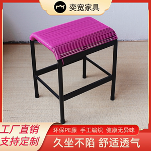 缝纫机透气散热凳子服装厂员工上班专用椅子夏天透气凳子厂家直销