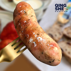 金贝帝纯肉烤肠火山石香肠西班牙伊比利亚黑猪肉进口热狗黑椒火腿