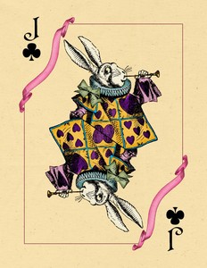 爱丽丝漫游奇境扑克牌图片