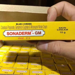 印度小黄膏sonaderm-gm复合软膏牛p藓去鸡皮肤现货10g