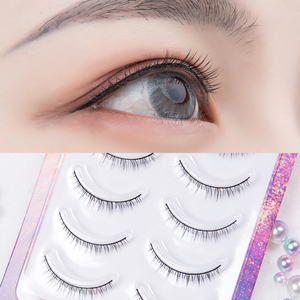 日常仙子毛自然短款假睫毛女仿真素颜学生淡妆裸妆网红主播睫毛潮