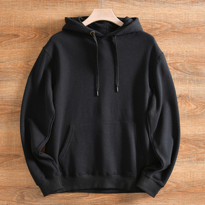 00105人付款淘宝日系340g重磅毛圈布卫衣男女春秋新款宽松纯棉套头衫