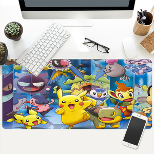 801人付款淘宝万圣节耿鬼鼠标垫礼物皮卡丘可爱宝可梦锁边杰尼龟小号