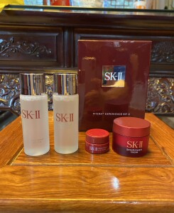 日本本土sk-Ⅱ sk2小鸟套盒神仙水四件套旅行体验装中样眼霜面霜
