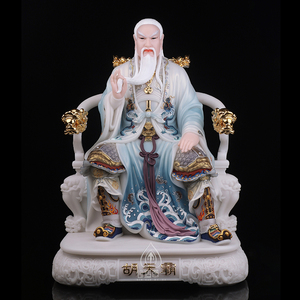 吾空胡老太爷胡天霸胡天清胡天龙实心汉白玉仙家像东北神像摆件