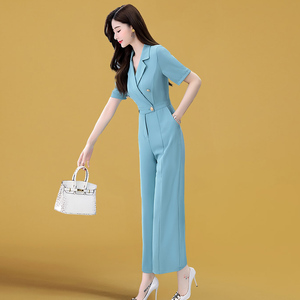 女士连体裤套装夏季