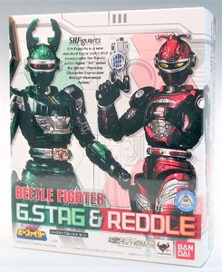 日本直送 BANDAI SHF.S.H F 重甲战队 Blue Beet G stag Reddle