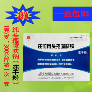 兽用药注射用头孢噻呋钠冻干粉产后康 10支/盒一盒包邮