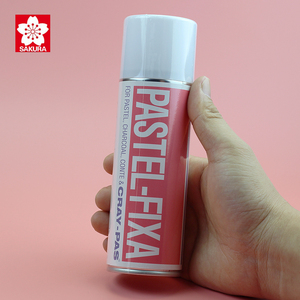 日本sakura樱花 定画液 色粉固色剂 素描水粉水彩颜料画保护喷胶