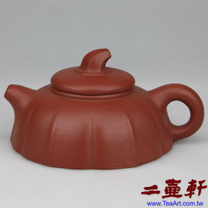 二壶轩红泥亦菱,台湾回流宜兴80年代老一厂原矿紫砂壶,早期壶厂壶