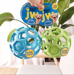 petmate美国进口狗狗宠物玩具耐咬几何漏食球训练益智解闷磨牙