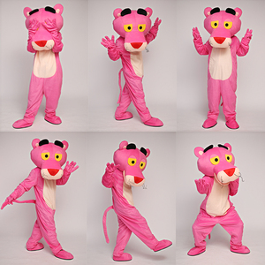 顽皮豹人偶服装粉红豹行走卡通人偶玩具表演活动道具动漫演出服装