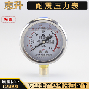 高压耐震压力表YN-60-60Mpa径向精准测量油压表液压表防震压力表