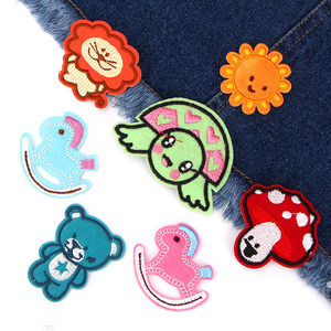 卡通衣服补丁贴布贴时尚衣服补贴裤子装饰羽绒修补洞刺绣儿童贴花