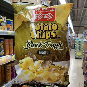香港代购 港版珍珍黑松露味薯片120g 休闲零食 膨化食品