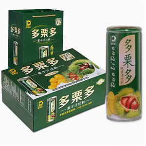 多栗多板栗汁信阳特产240ml/X20整箱果味怀旧经典装包邮