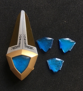 盖亚奥特曼阿古茹奥特曼变身器水晶改造 pb蓝宝锥 pb蓝宝镯