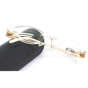 正品德国feair芙莱尔眼镜架144 眼镜框女款近视眼镜无框时尚商务