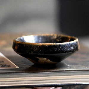 古玩古董真品宋代建盏建窑遇林亭窑黒釉茶盏平足建盏主人杯收藏