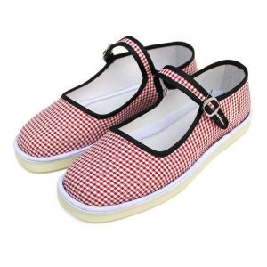 北京老布鞋女士绣花布鞋妈妈方口鞋手工布鞋黑平绒女式布鞋刺绣花