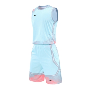 Nike耐克篮球服套装男成人定制球衣速干运动背心学生比赛训练队服