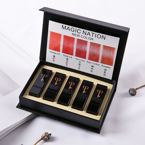 生日送礼滋润口红套装组合装防水小众品牌学生款平价小样5支套盒