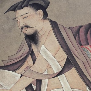 孙位 高逸图 唐代古画真迹高清原大高仿真复制古代人物画装饰画芯