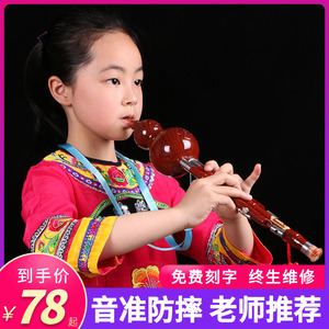 子乐葫芦丝初学者c调降b调成人小学生入门专业演奏型云南树脂乐器