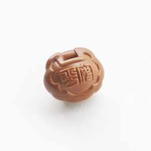 长命锁野生龙纹桃核雕刻精品纯手工原创diy宝宝成人可定制礼物