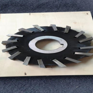 镶齿三面刃 镶齿高速钢三面刃铣刀 错齿三面刃175-200-225-250x16