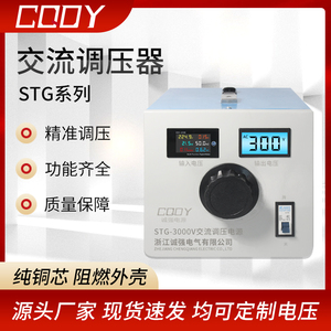 单相调压器220v家用交流接触式0-300v可调稳压隔离直流调压变压器
