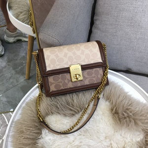 小包包2020新款潮清513901百搭链条斜挎包小ck网红时尚单肩小方包