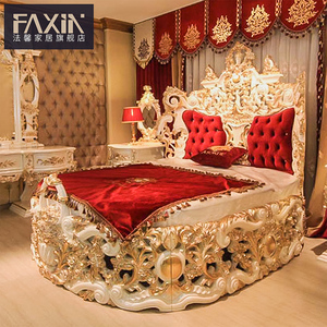 实木欧式双人床奢华婚床公主