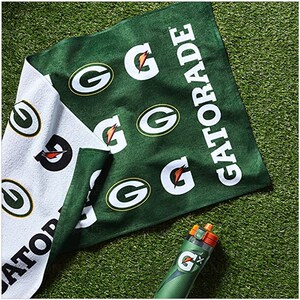 美国代购 gatorade/佳得乐 nfl运动毛巾 篮球足球跑步健身擦汗巾