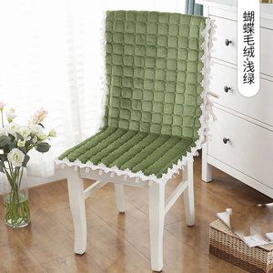 连体椅垫坐垫靠垫一体四季办公室餐桌椅子垫座椅垫子餐椅靠背椅套