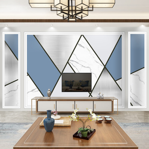 电视背景墙贴纸几何图形